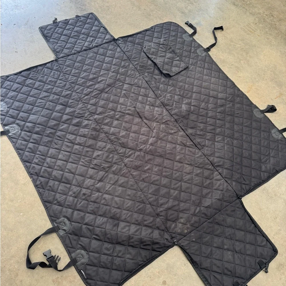 Quilted Black Car Seat Cover